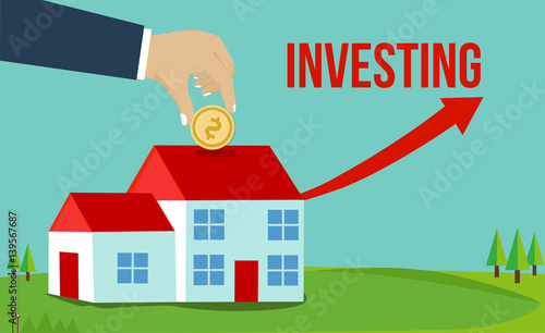 Property house and real estate investment concept 