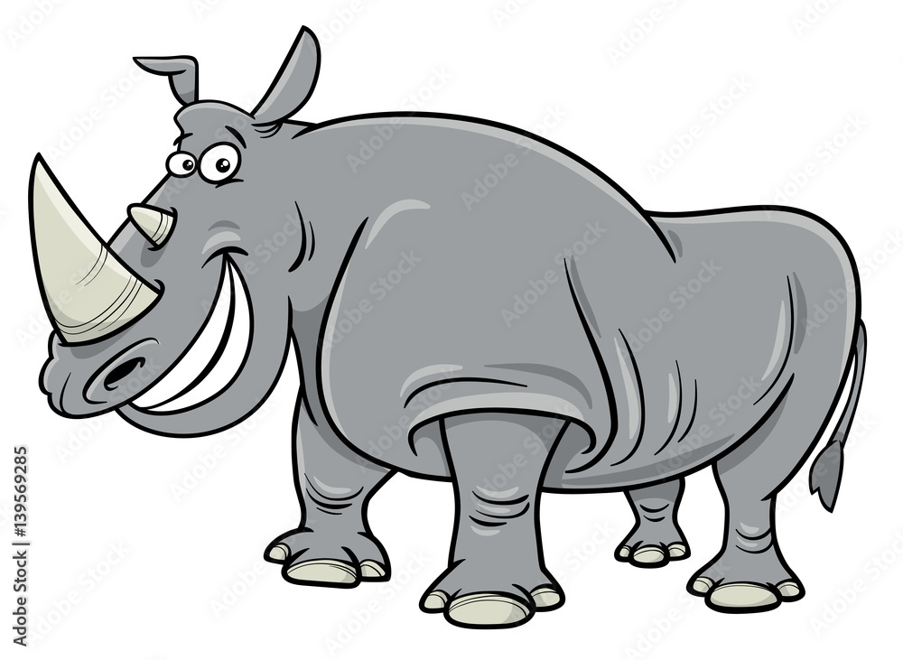 rhinoceros cartoon character