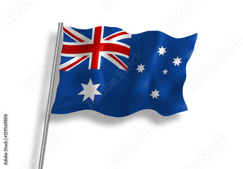 Drapeau d'Australie en qualité vectorielle 
