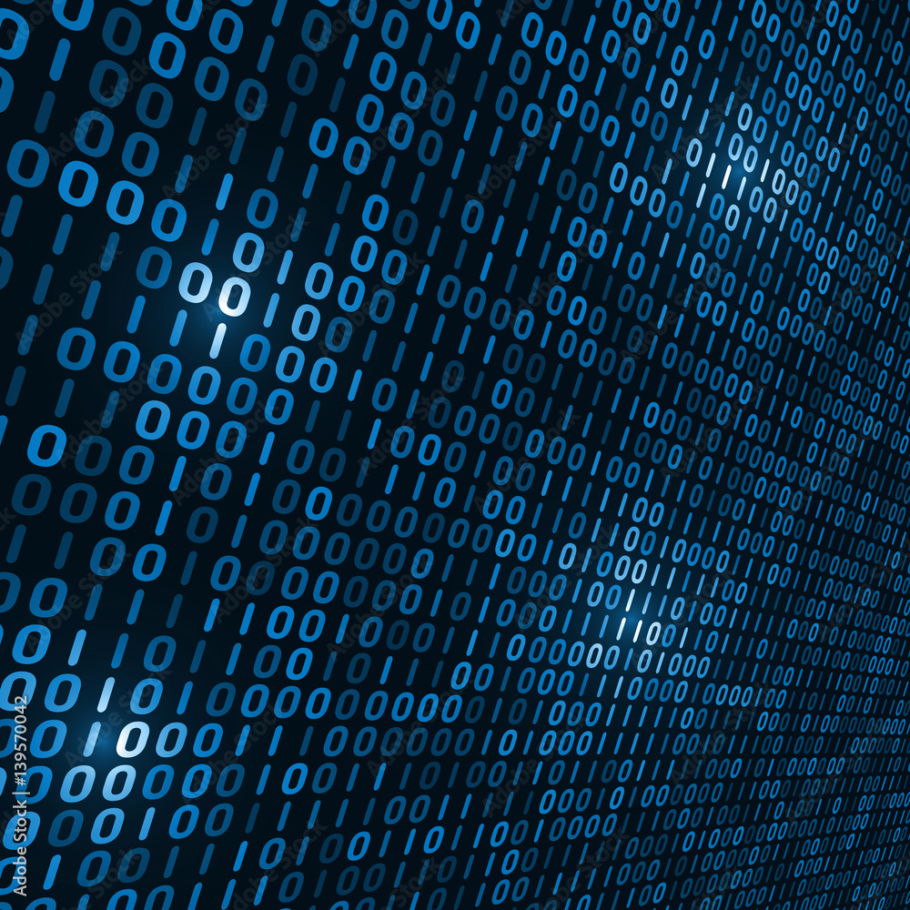 Binary computer code background Binary computer code background