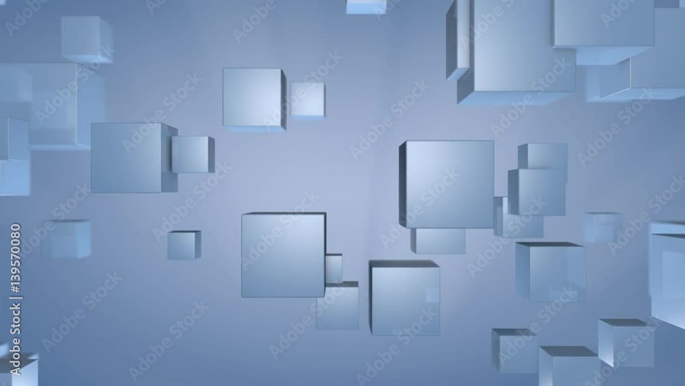 Background with upward moving boxes, loopable (3d rendering) Background with upward moving boxes, loopable (3d rendering)