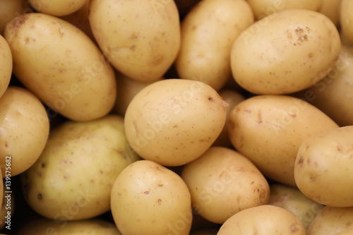 fresh young potato