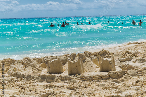 Sand Castle in the Caribbean