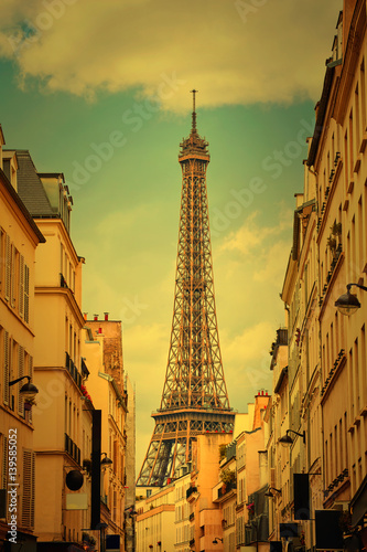 Eiffel Tower in Paris from Invalides France © lunamarina