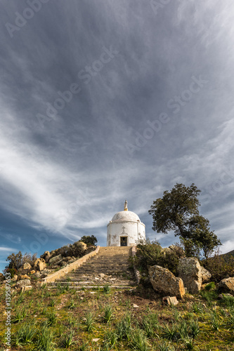Domed mausoleum at Palasca in Balagne region of Corsica © Jon Ingall