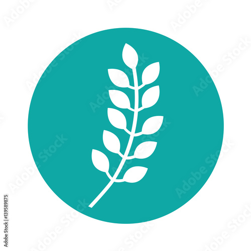 spike natural isolated icon vector illustration design