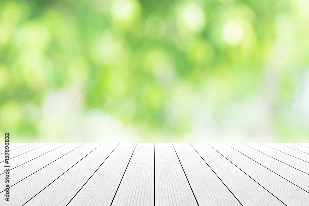 Empty wooden table with blurred city park on background. concept party, products, spring. Empty wooden table with blurred city park on background. concept party, products, spring.