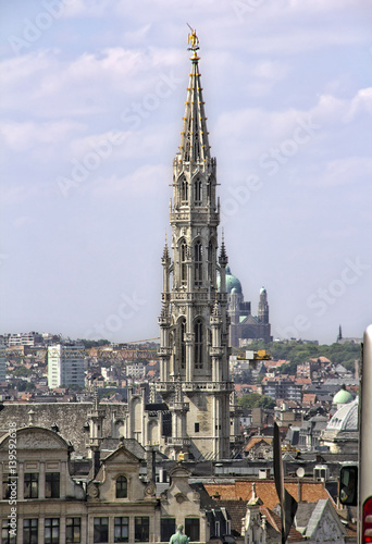 Brussels Cityscape and church tower © Jan Kranendonk