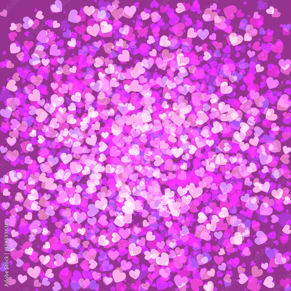 Abstract Background with pink hearts Abstract Background with pink hearts