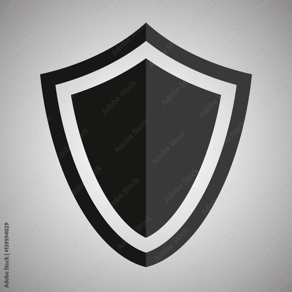 Vector shield icon Vector shield icon