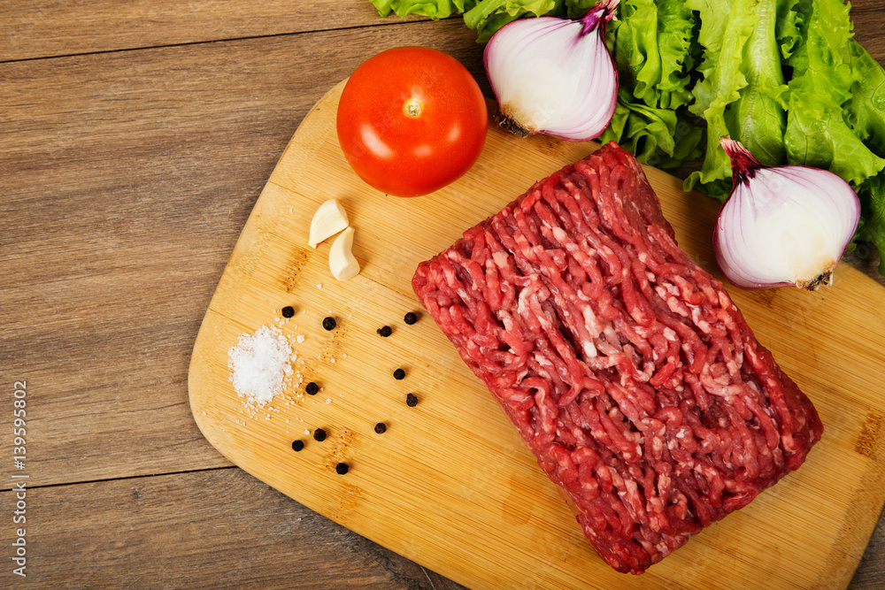 Raw Minced beef meat Raw Minced beef meat