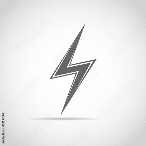 Free Download Lightning icon. Vector illustration. - GFXLoad