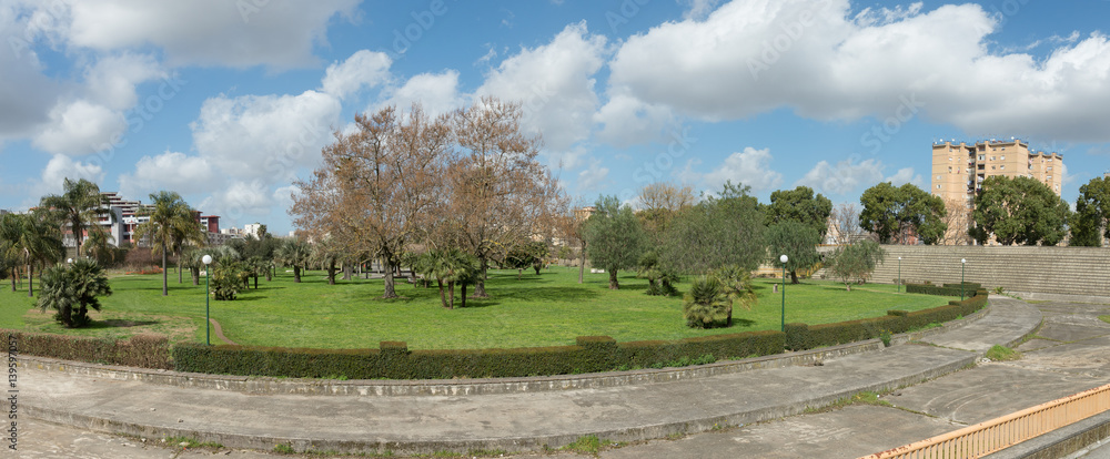 urban park of Scampia - naples, IT