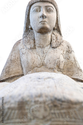 Torso egyptian queen sarcophagus photo