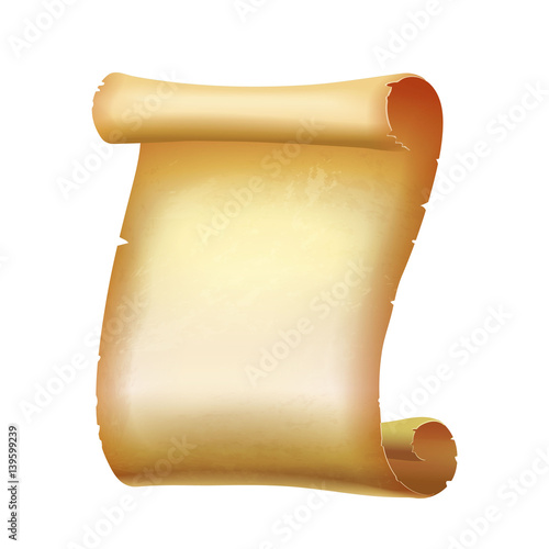 Old Scroll paper. Vector illustration