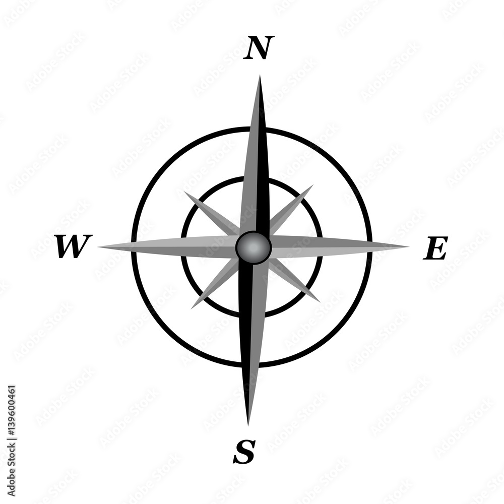 compass outline black and white compass outline black and white