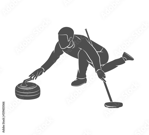 Curling game sport