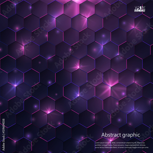 Graphic illustration with geometric pattern. Eps10 Vector illustration.