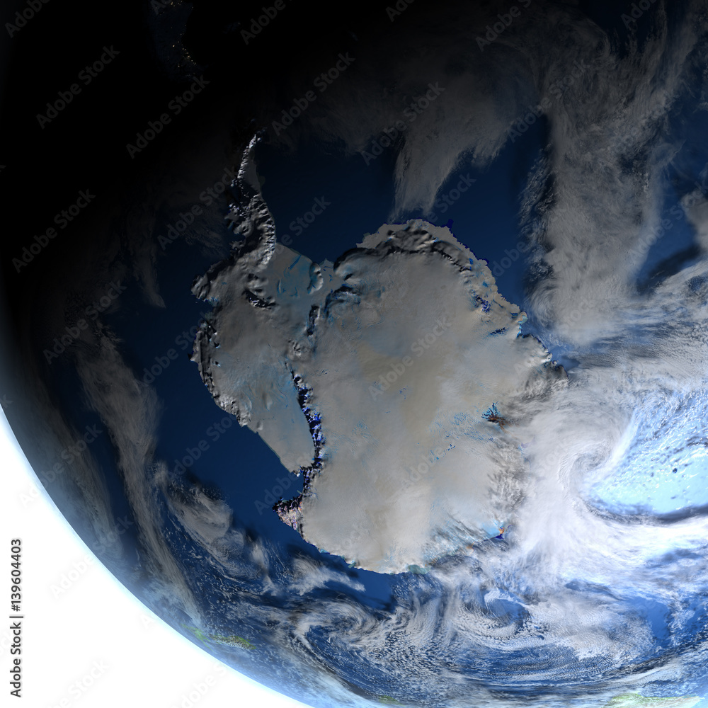 Antractic on planet Earth Antractic on planet Earth