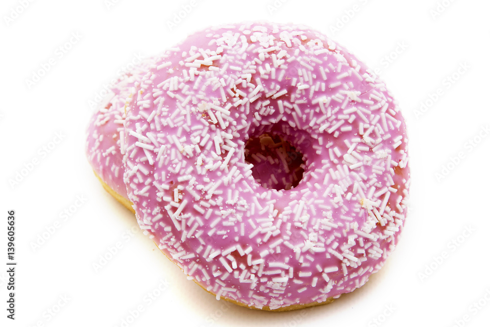 donuts isolated in background white donuts isolated in background white