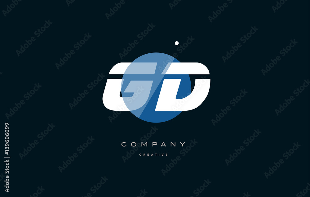 gd g d blue white circle big font alphabet company letter logo gd g d blue white circle big font alphabet company letter logo