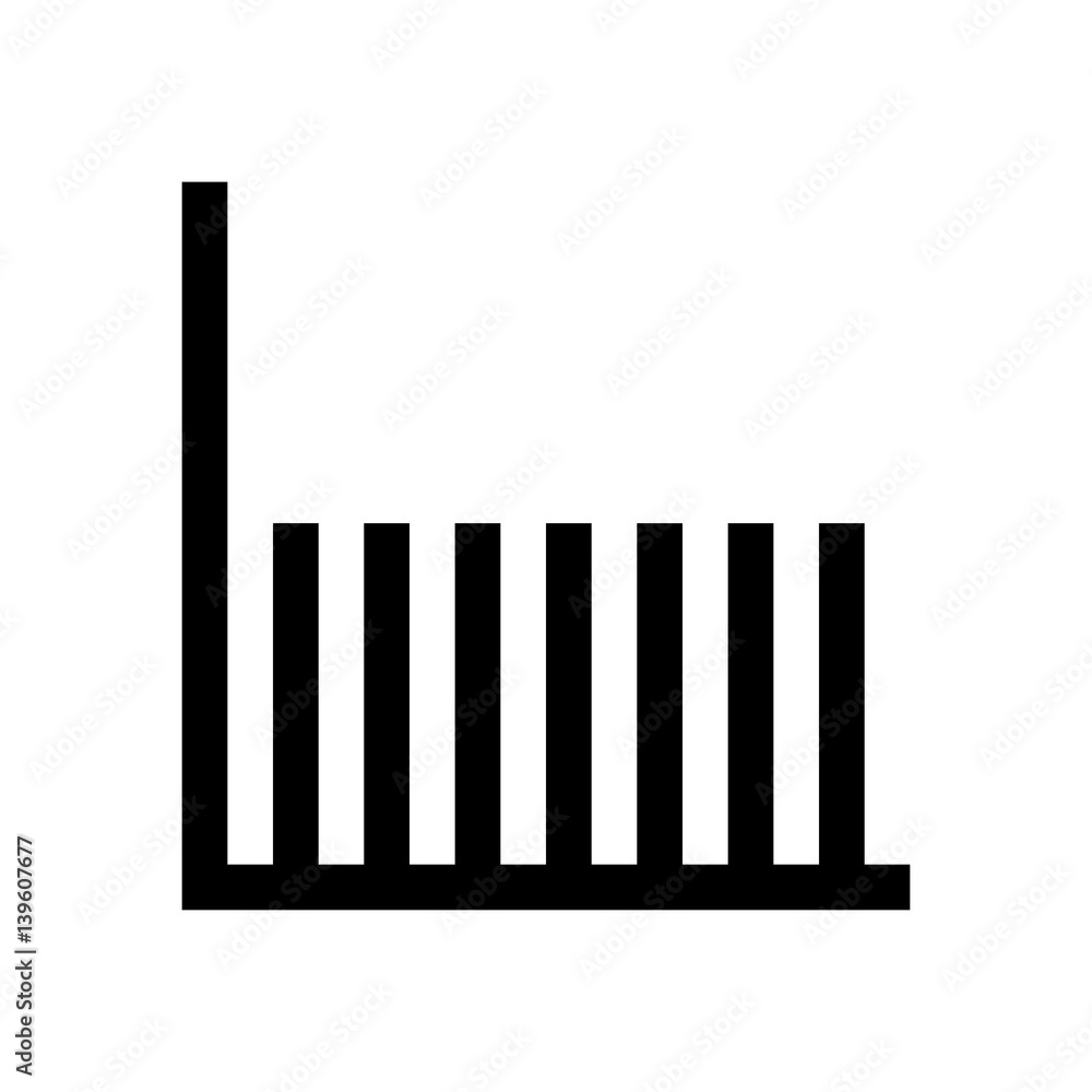 Chart, graphic mini line, icon Chart, graphic mini line, icon