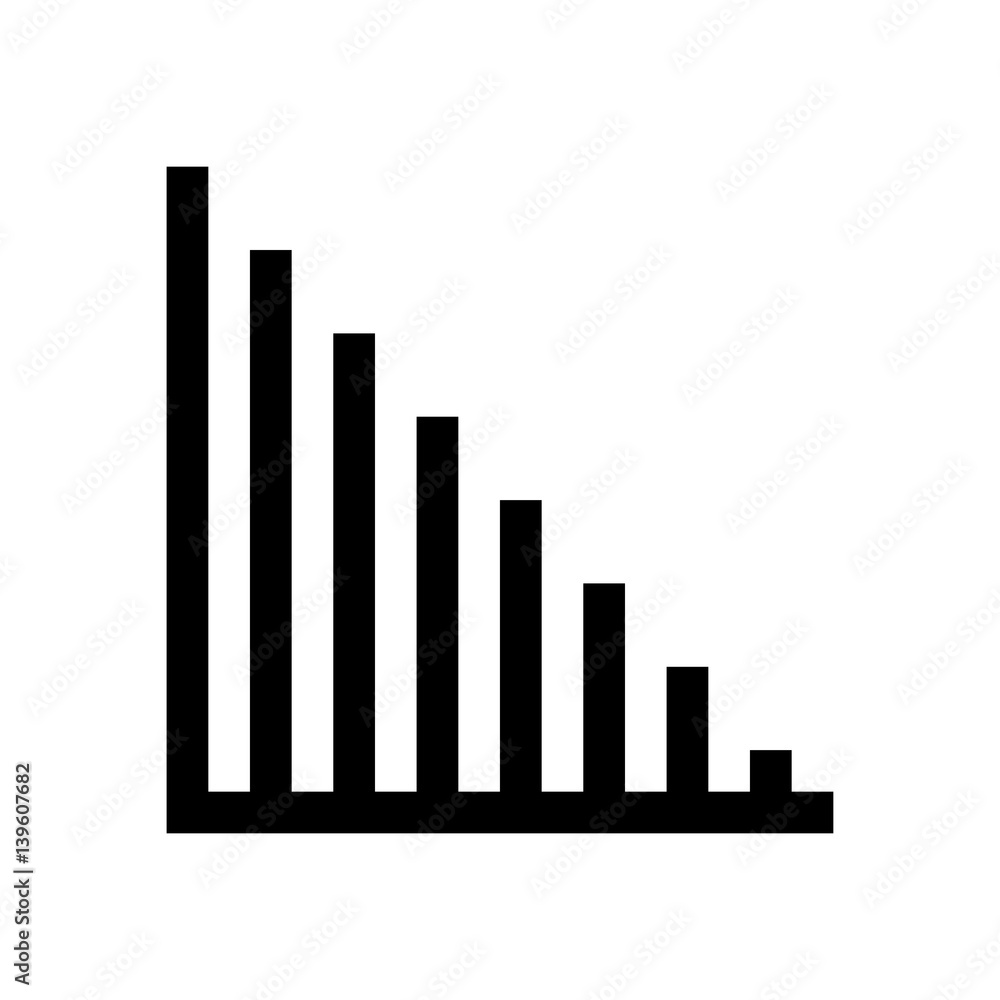 Chart, graphic mini line, icon Chart, graphic mini line, icon