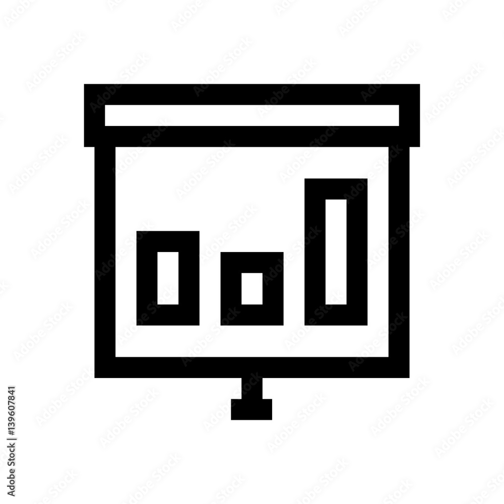 Chart, graphic mini line, icon Chart, graphic mini line, icon