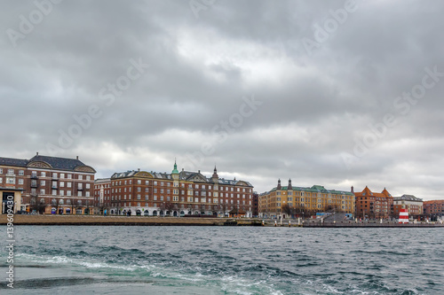 Waterfront of channel, Copenhagen