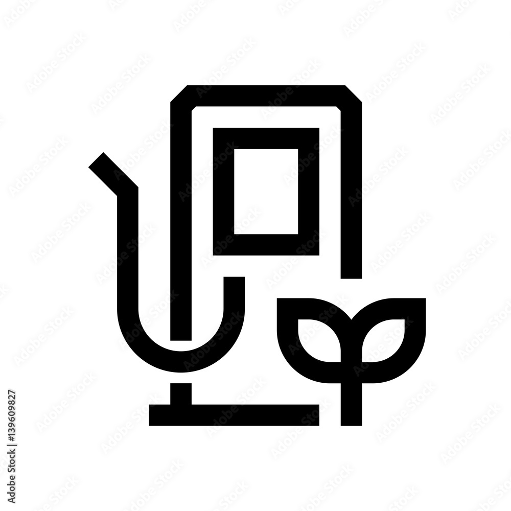 Green energy mini line, icon Green energy mini line, icon