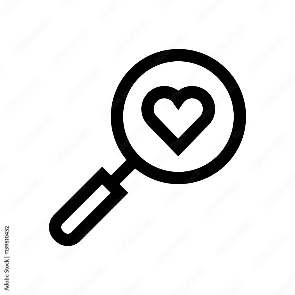 Valentines day mini line, icon Valentines day mini line, icon
