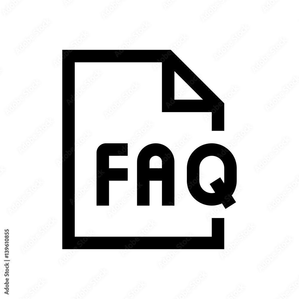 File format mini line, icon