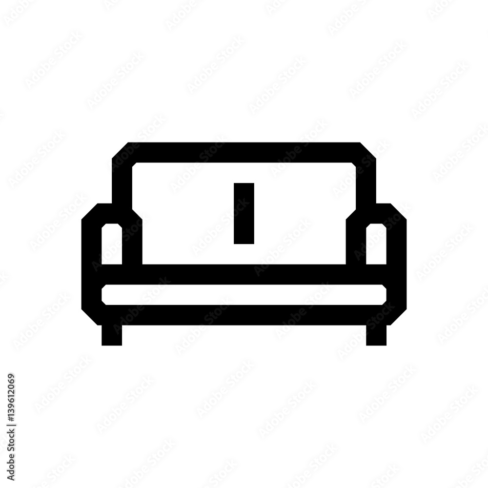 Chair mini line, icon Chair mini line, icon