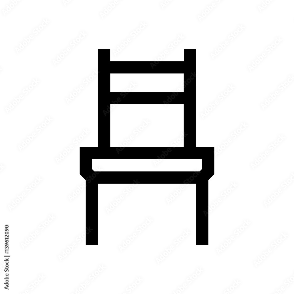 Chair mini line, icon Chair mini line, icon