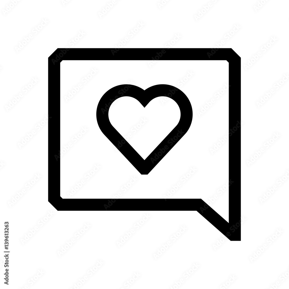 Speech bubble mini line, icon Speech bubble mini line, icon