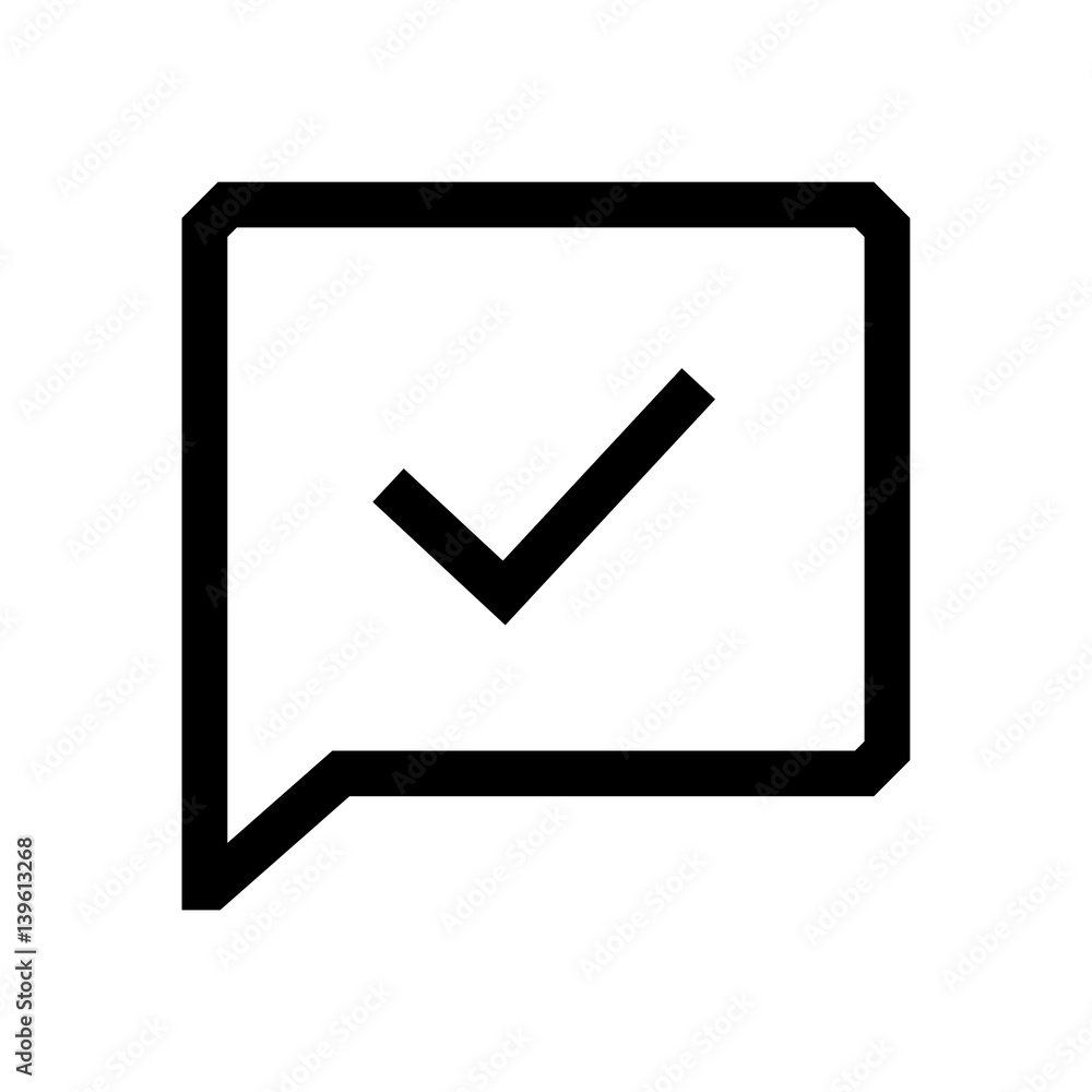 Speech bubble mini line, icon Speech bubble mini line, icon
