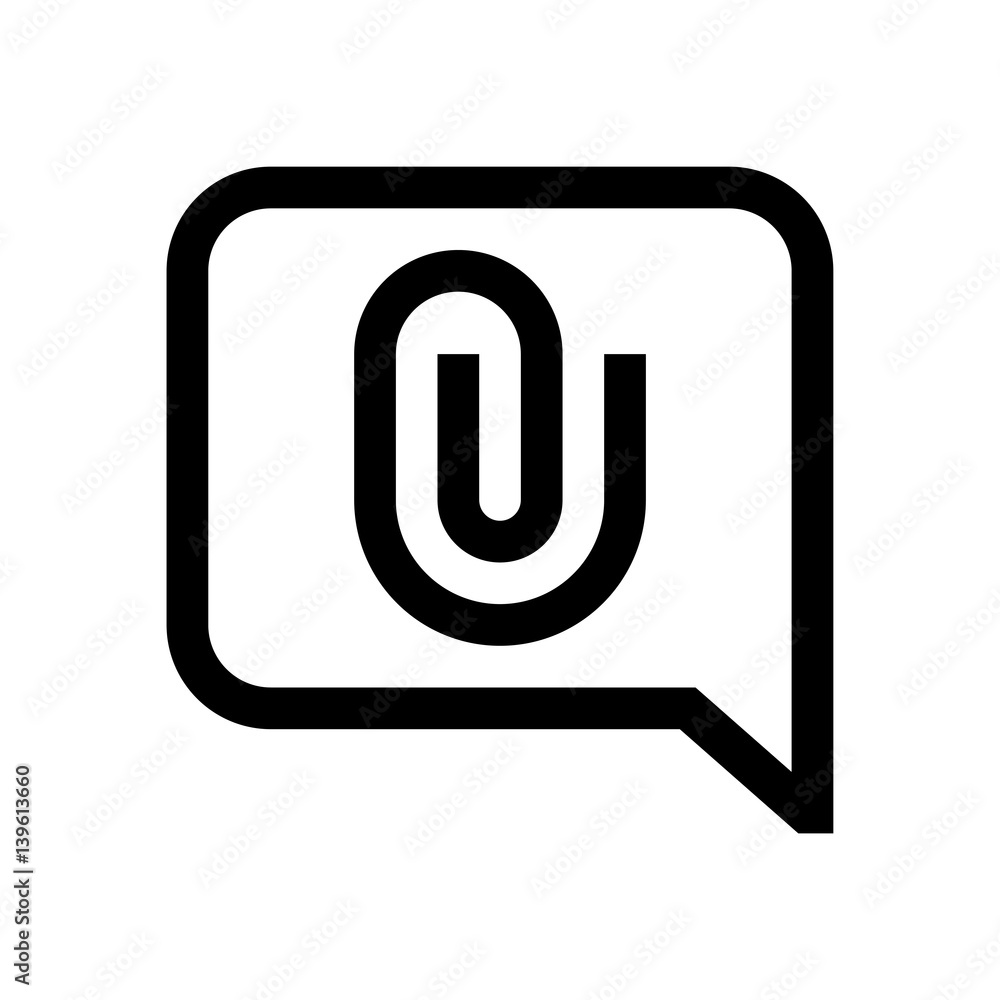 Speech bubble mini line, icon Speech bubble mini line, icon