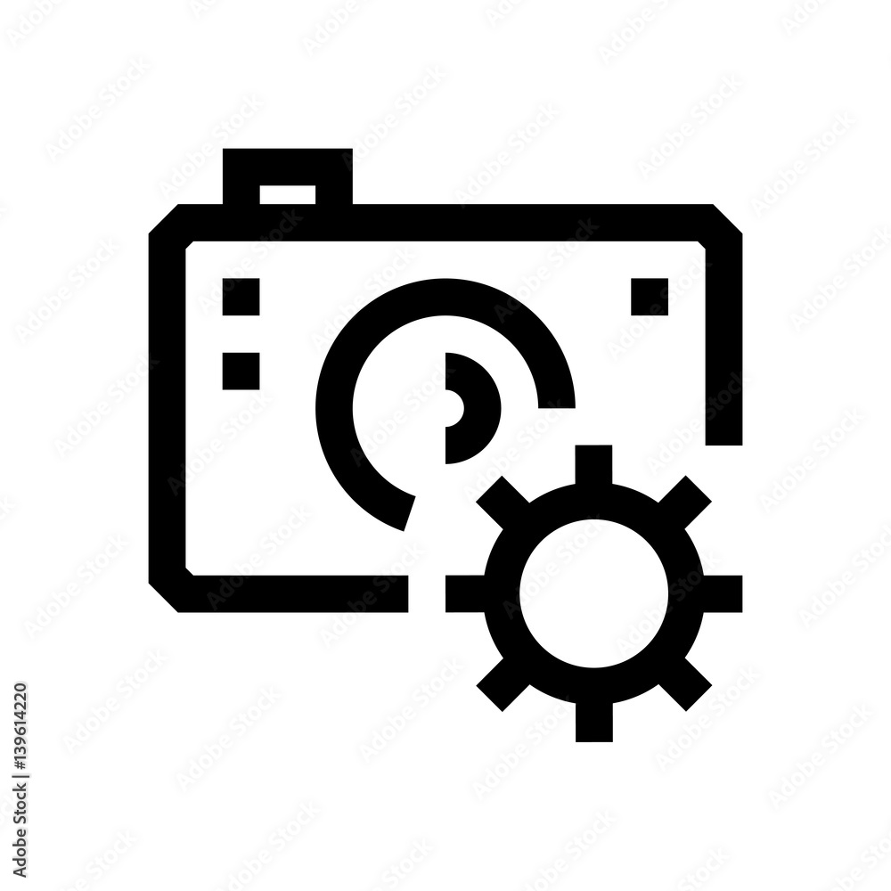 Camera mini line, icon Camera mini line, icon