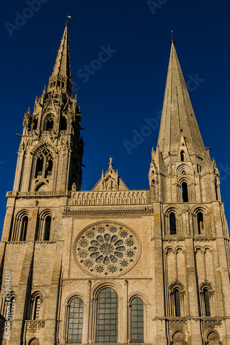 Chartres Cathedral (Notre-Dame de Chartres, 1220). France.