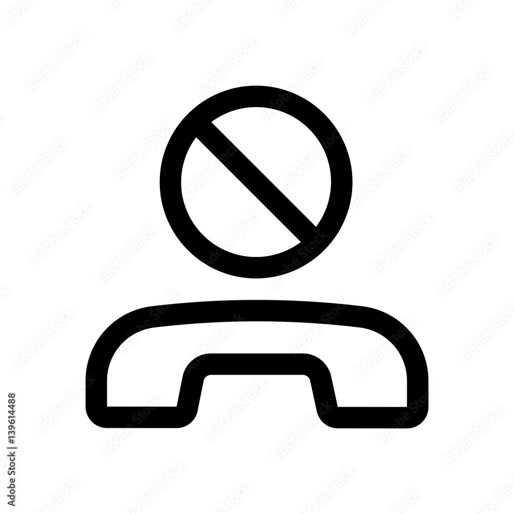 Obraz premium Phone mini line, icon