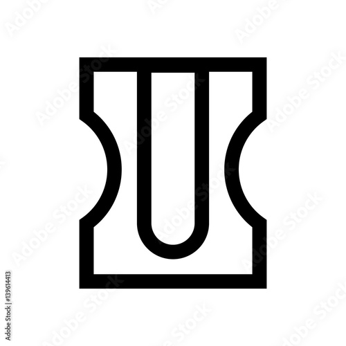 Office tool mini line, icon