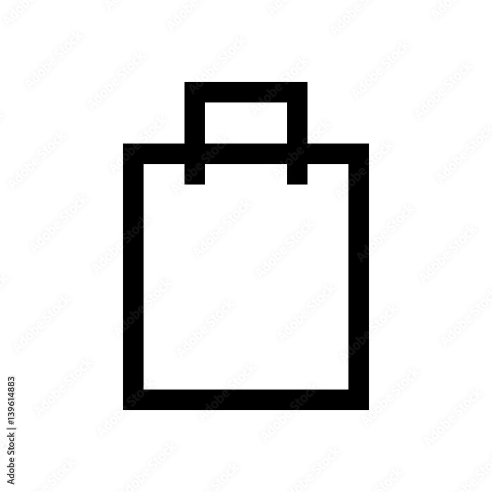 Shopping cart mini line, icon Shopping cart mini line, icon