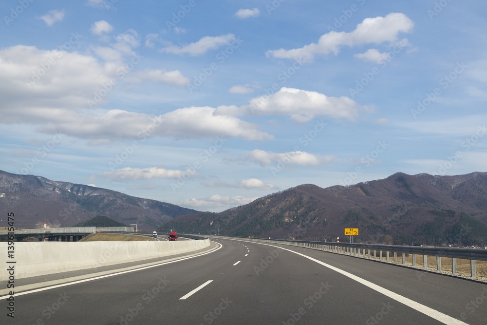 Highway in Slovakia