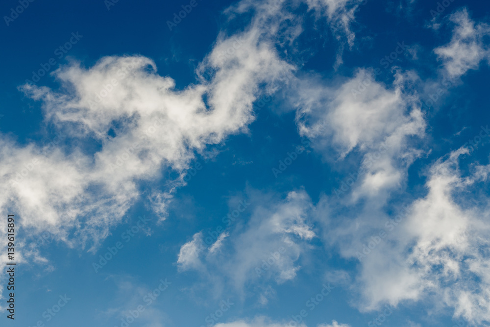 The sky with clouds The sky with clouds
