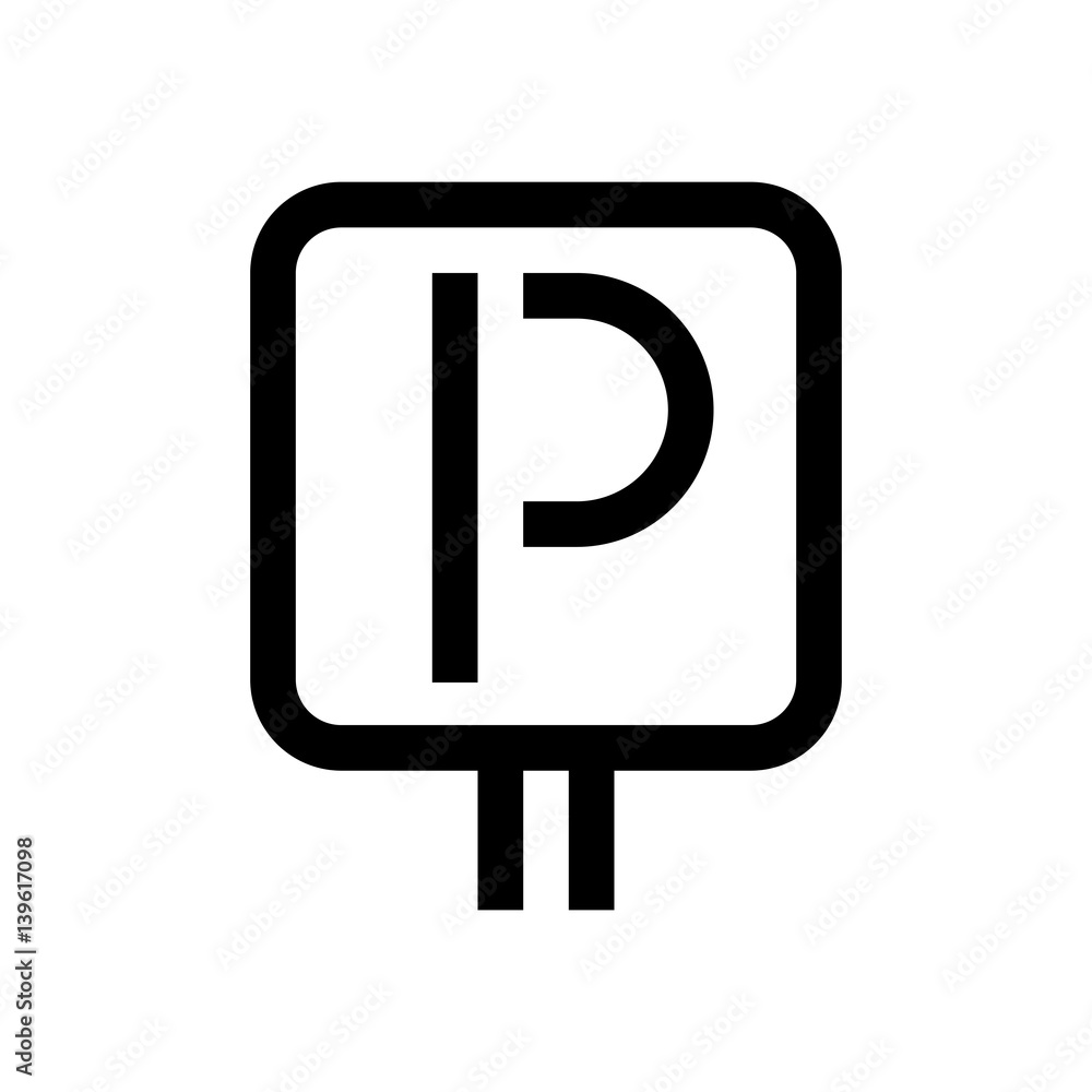 Parking mini line, icon, background and graphic. The icon is black and white, linear flat, vector, pixel perfect, minimal, suitable for web and print. Parking mini line, icon, background and graphic. The icon is black and white, linear flat, vector, pixel perfect, minimal, suitable for web and print.