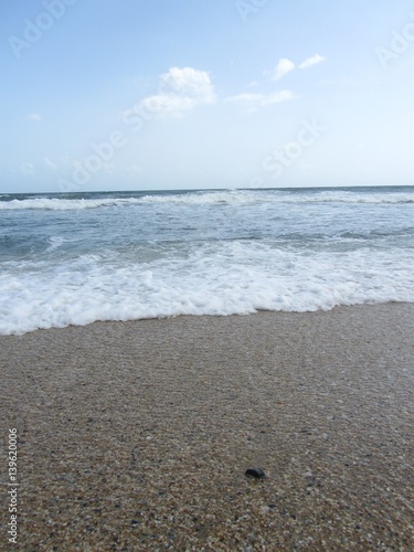 Wave Crawling Ashore, Caribbean