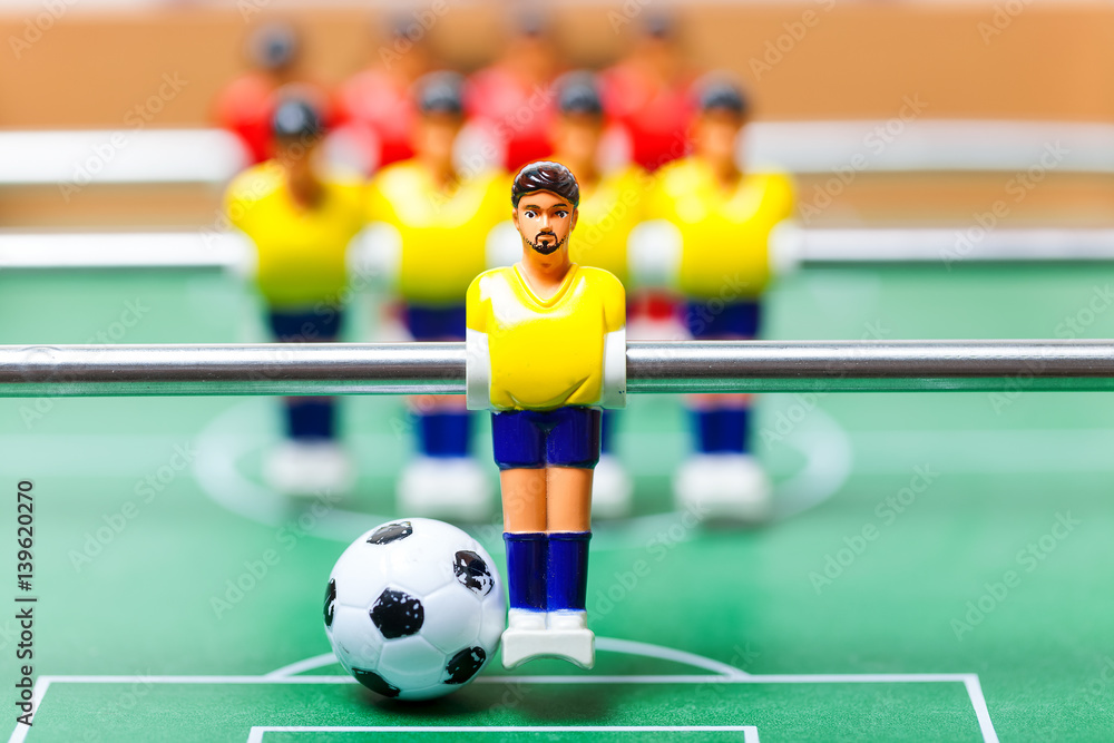 foosball table soccer . football players sport teame foosball table soccer . football players sport teame