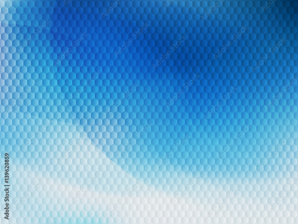 Abstract vector background with curves and hexagons Abstract vector background with curves and hexagons