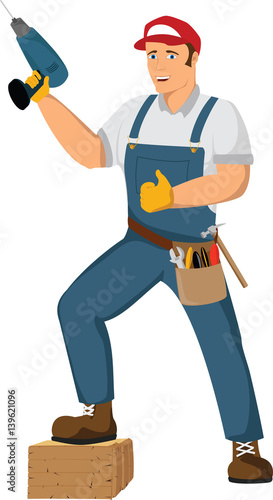 Handyman repairman worker 