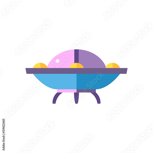Alien civilization vector icon